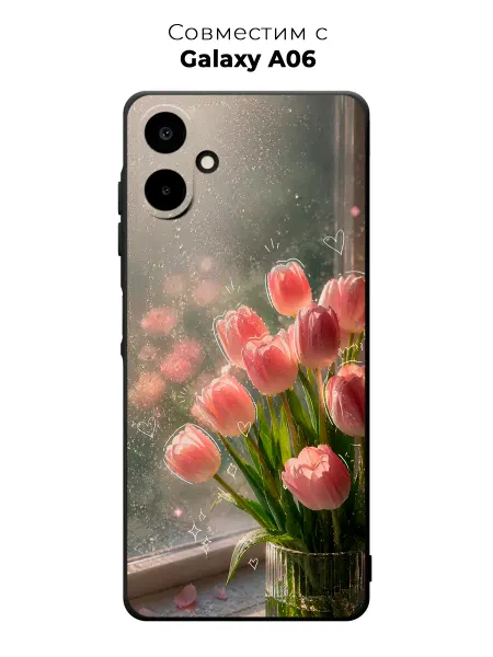 Vip Case Чехол на Samsung Galaxy A06 Букет тюльпанов