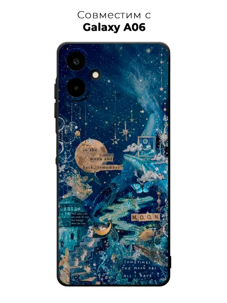 Vip Case Чехол на Samsung Galaxy A06 Магия луны и звезд
