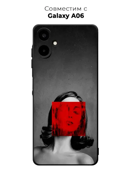 Vip Case Чехол на Samsung Galaxy A06 Красная маска