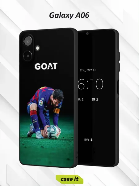 Case it Чехол на Samsung A06 с принтом Goat футбол