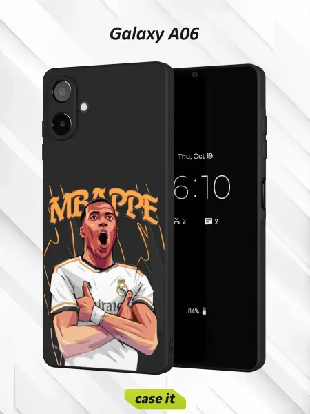 Case it Чехол на Samsung A06 с принтом Real Madrid