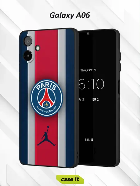 Case it Чехол на Samsung A06 с принтом Paris Saint-Germain