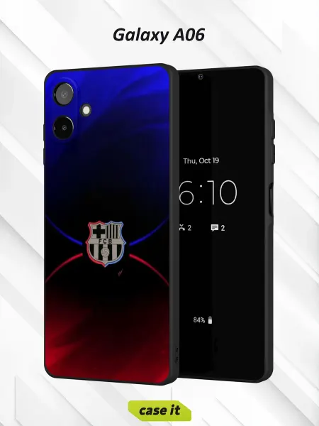 Case it Чехол на Samsung A06 с принтом Барселона с дугами