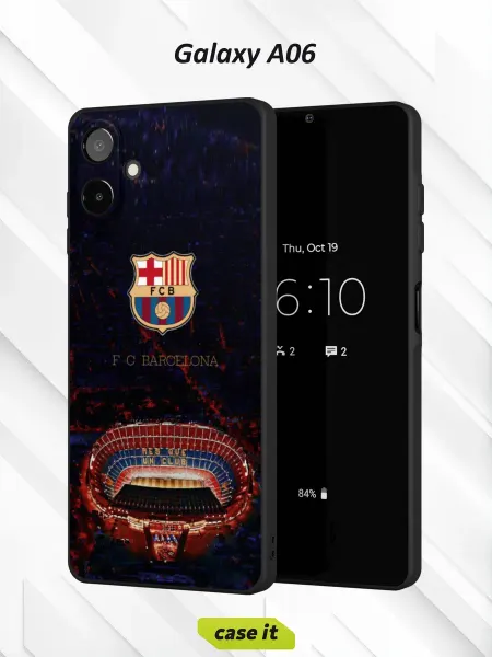 Case it Чехол на Samsung A06 с принтом Барселона стадион