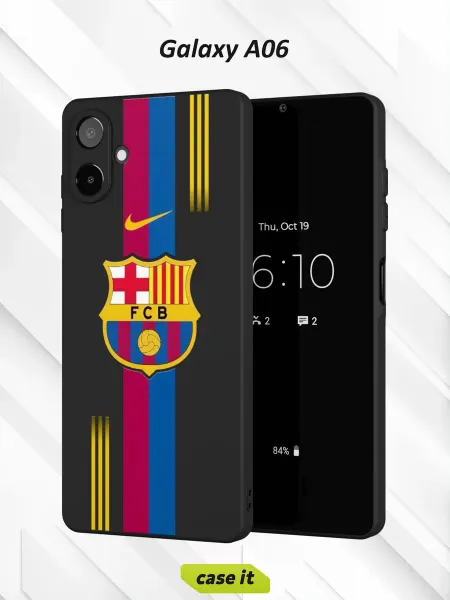 Case it Чехол на Samsung A06 с принтом фрагмент формы Барселоны