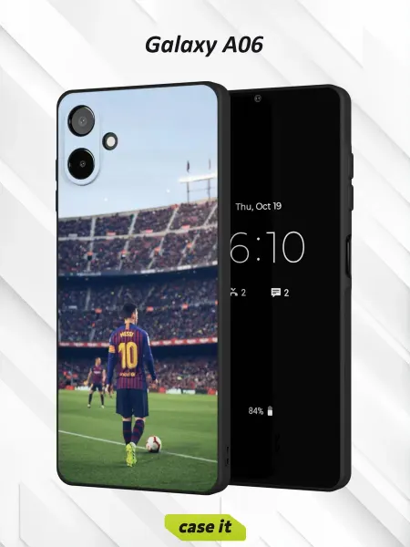 Case it Чехол на Samsung A06 с принтом Месси Лео