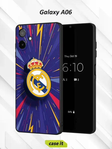 Case it Чехол на Samsung A06 с принтом Мадридский Реал