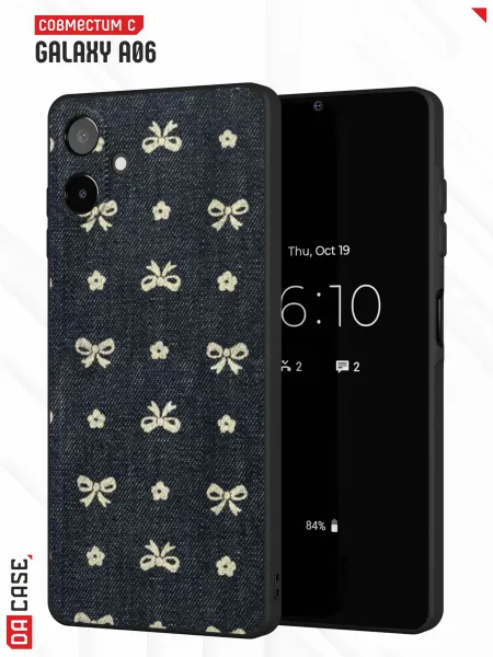 DACase Чехол на Samsung A06 с принтом Бант