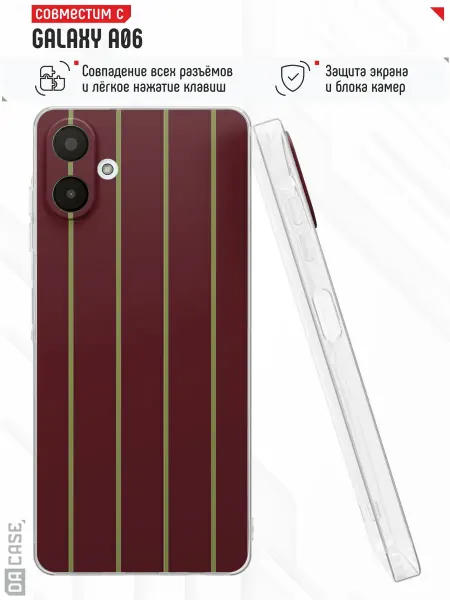 DACase Чехол на Samsung A06 с принтом полосы