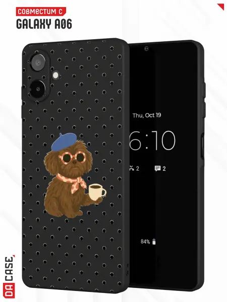 DACase Чехол на Samsung A06 с принтом Собачка
