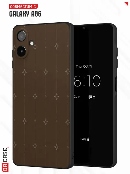 DACase Чехол на Samsung A06 с принтом Узор