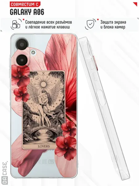 DACase Чехол на Samsung A06 с принтом эстетичный