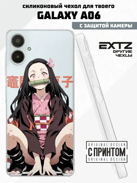 EXTZ Чехол на Samsung A06 с принтом Demon Slayer