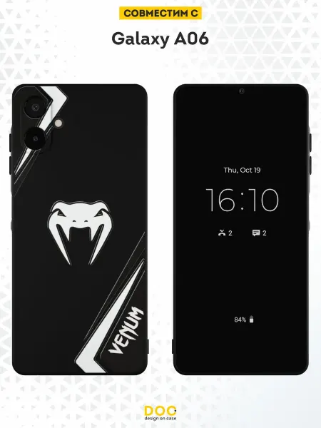 DesignOnCase Чехол на Samsung Galaxy A06 с принтом Веном