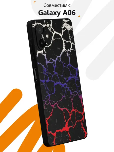 Мобилиус Чехол на Samsung Galaxy A06 с принтом Флаг России