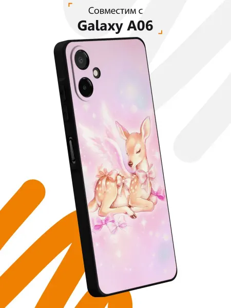 Мобилиус Чехол на Samsung A06 с принтом Оленёнок