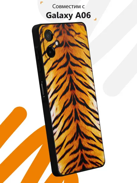 Мобилиус Чехол на Samsung A06 с принтом Тигр