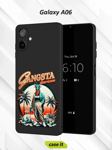 Case it Чехол на Samsung A06с принтом American gangster