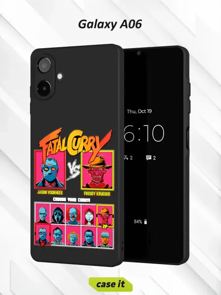 Case it Чехол на Samsung A06с принтом Jason and Freddie