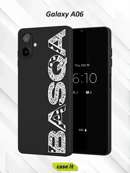 Case it Чехол на Samsung A06с принтом BASGA
