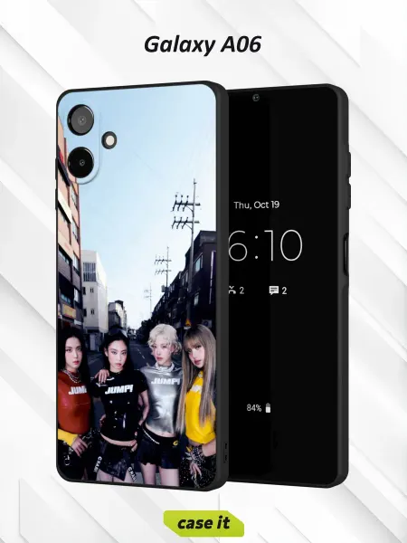 Case it Чехол на Samsung A06с принтом BLACKPINK