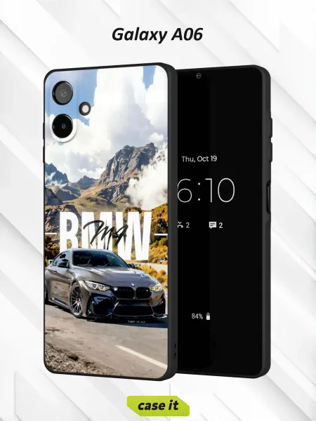 Case it Чехол на Samsung A06с принтом BMW M4 (F82)