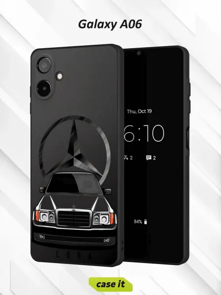 Case it Чехол на Samsung A06с принтом Mercedes-Benz E-Class W124
