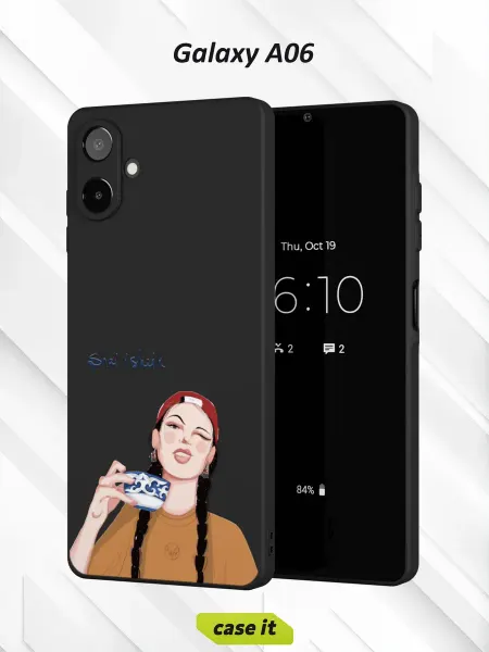 Case it Чехол на Samsung A06с принтом Kazakh Girls