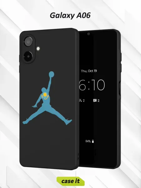 Case it Чехол на Samsung A06с принтом Jordan