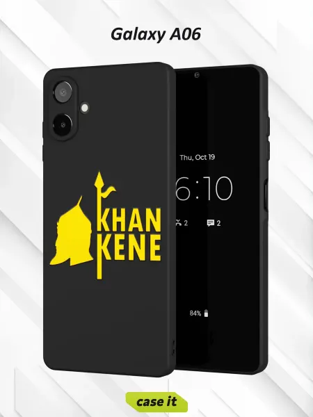 Case it Чехол на Samsung A06с принтом Khan Kene