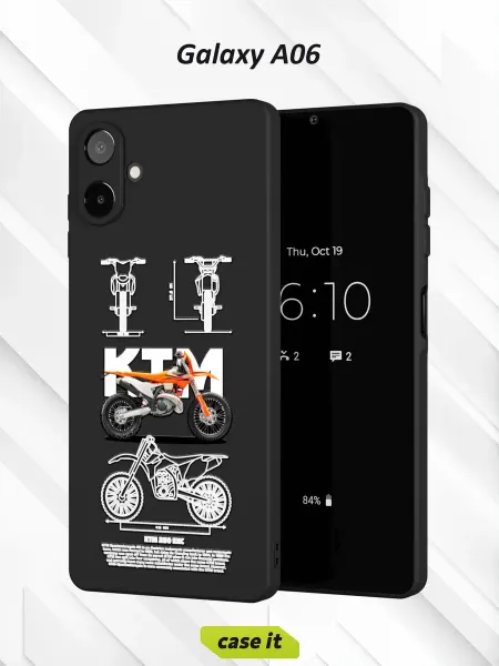 Case it Чехол на Samsung A06с принтом KTM
