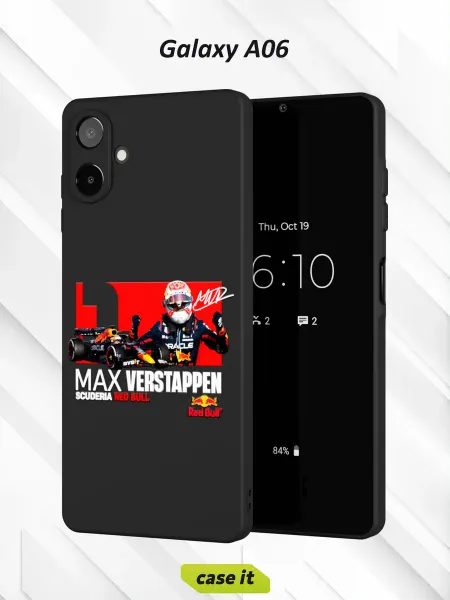 Case it Чехол на Samsung A06с принтом Max Verstappen