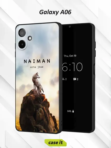 Case it Чехол на Samsung A06с принтом NAIMAN