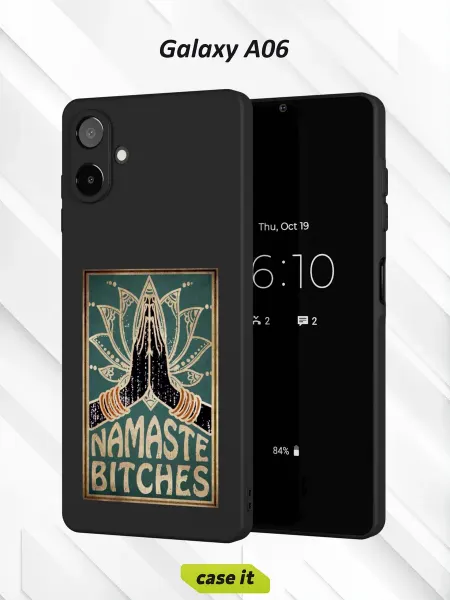 Case it Чехол на Samsung A06с принтом Namaste