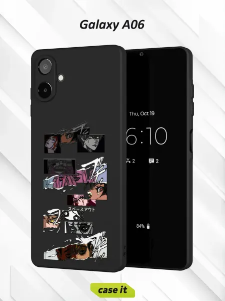 Case it Чехол на Samsung A06с принтом Аниме