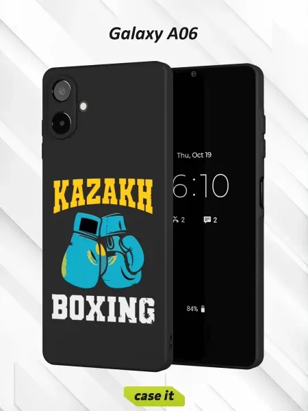 Case it Чехол на Samsung A06с принтом Казахстан бокс