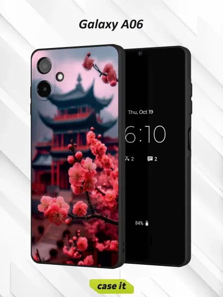 Case it Чехол на Samsung A06с принтом японская вишня