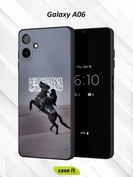 Case it Чехол на Samsung A06с принтом всадник на коне