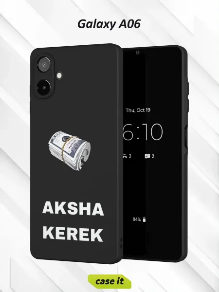 Case it Чехол на Samsung A06с принтом Нужны деньги