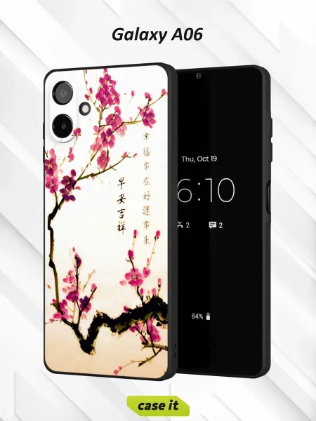 Case it Чехол на Samsung A06с принтом китайская живопись