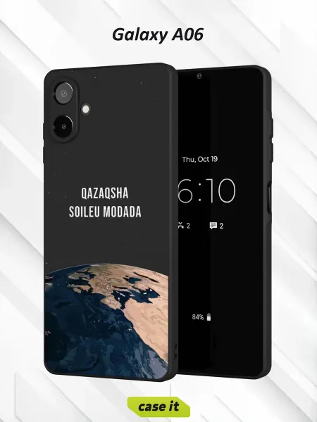 Case it Чехол на Samsung A06с принтом Планета Земля