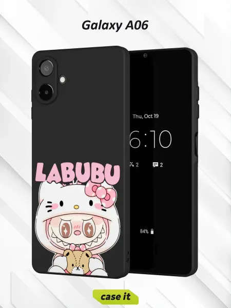 Case it Чехол на Samsung A06с принтом Лабубу
