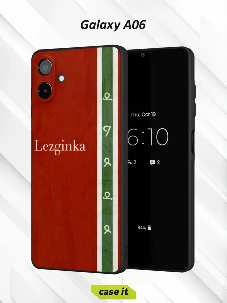 Case it Чехол на Samsung A06с принтом Лезгинка
