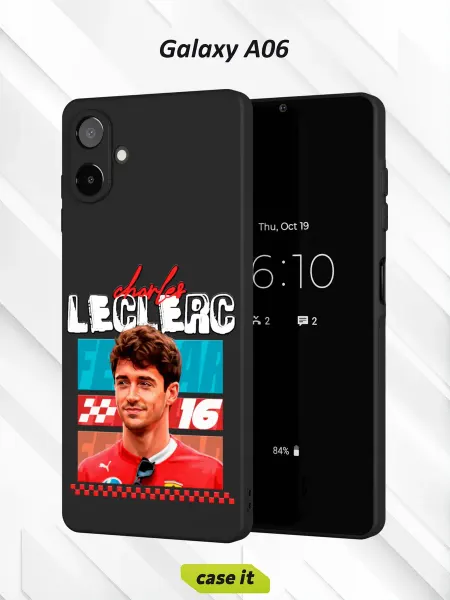 Case it Чехол на Samsung A06с принтом Шарль Леклер