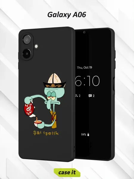 Case it Чехол на Samsung A06с принтом Сквидвард