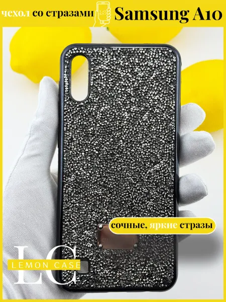 Lemon case Чехол на Samsung A10 со стразами Swarovski