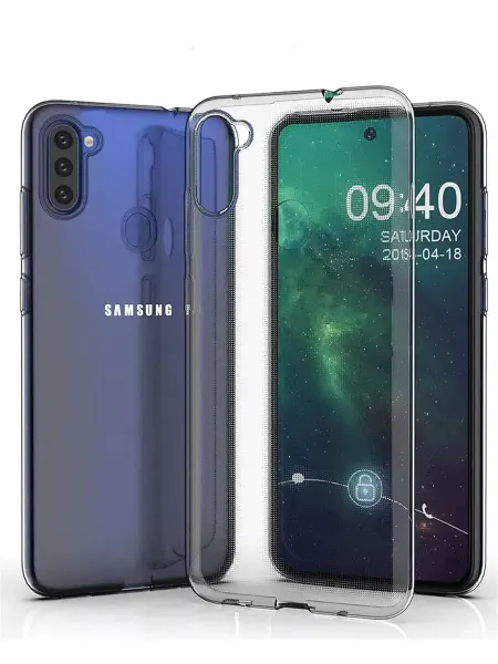 AKS Sale Чехол на Samsung Galaxy A11 M11 прозрачный cиликоновый