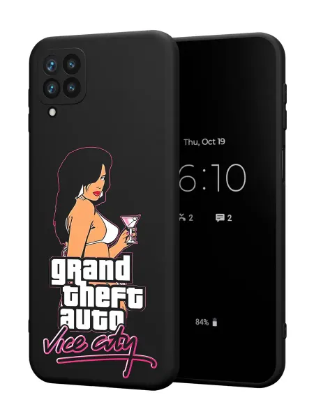 PBl store Чехол на Samsung A12 с принтом GTA vice city