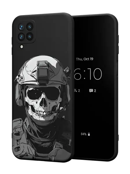 FACTORIA Чехол на Samsung A12 с принтом Череп