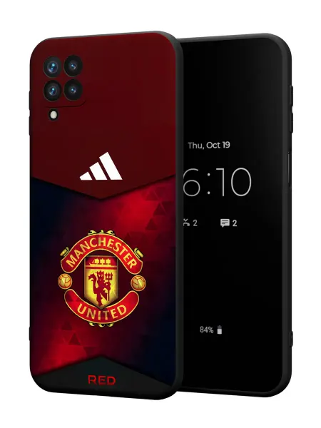 PBl store Чехол на Samsung A12 с принтом ФК Манчестер Юнайтед